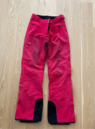 Pantalón de esquí Millet rosa/rojo talla S