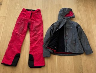 Pantalón de esquí Millet rosa/rojo talla S