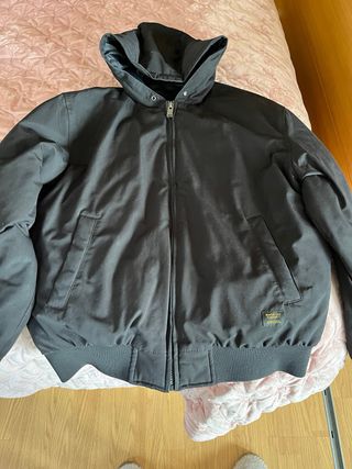 Cazadora Zara Negra Talla M