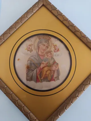 Lote 3 cuadros clásicos marcos dorados