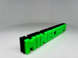 Logo 3D MINECRAFT | Decoración Colección