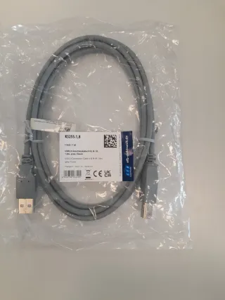 Cable USB 2.0 A-B 1.8m