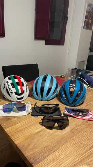 Pack Cascos y Gafas Ciclismo