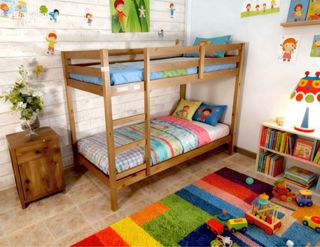 Litera de Madera Maciza / Disponible en 2 Colores