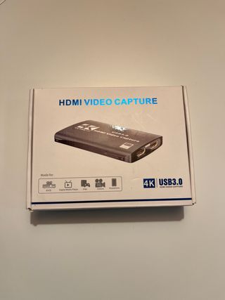 Capturadora Video HDMI 4K USB 3.0