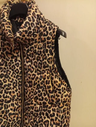 Chaleco estampado animal print