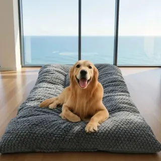 120x60 cm-Cama para mascotas Gris