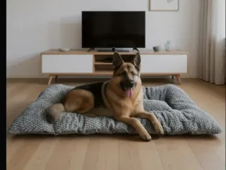120x60 cm-Cama para mascotas Gris