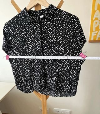 Camisa HM Divided Estampada Manga Corta