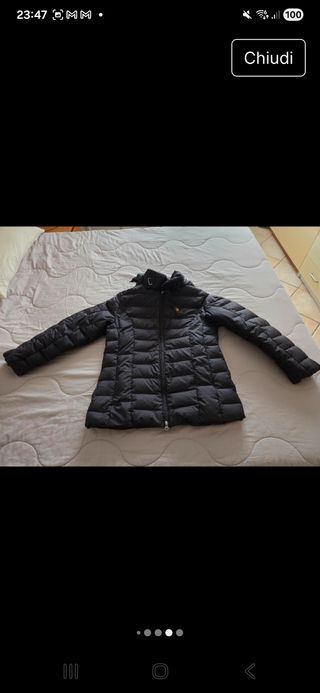 Piumino Ciesse originale piuma d'oca nero