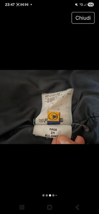 Piumino Ciesse originale piuma d'oca nero