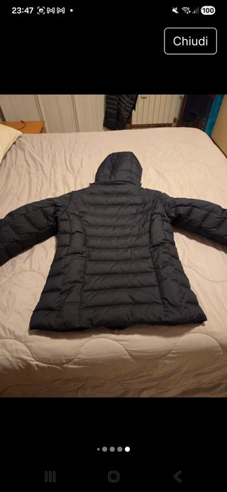 Piumino Ciesse originale piuma d'oca nero