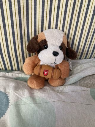 Peluche San Bernardo con barrica