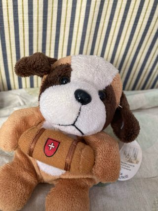 Peluche San Bernardo con barrica