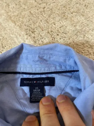 Camisa Tommy Hilfiger Azul Talla XS