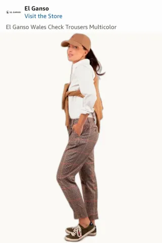 Pantalón Cuadros Galés El Ganso Subalpino Mujer