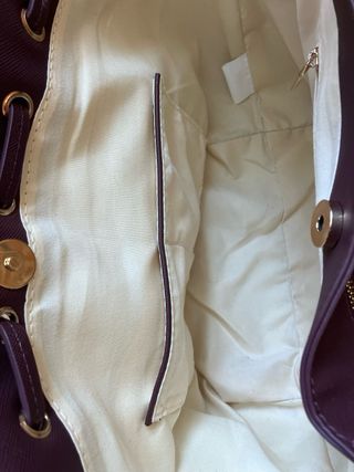 Bolso Geox Morado y Dorado