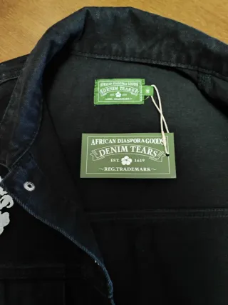 Chaqueta Denim Tears Negra