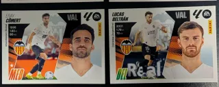 19 Cromos liga 2025-26. 2 Colocas Valencia C.F