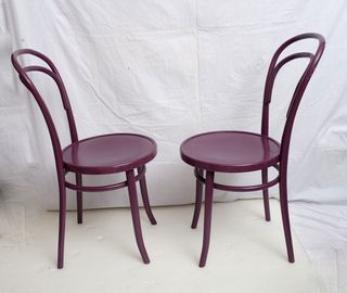 2 Sillas Marcel Moradas Habitat Thonet