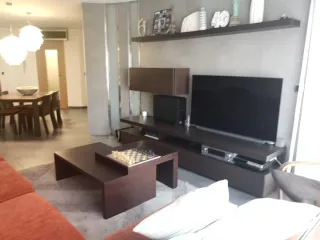 Mueble comedor Treku 2.50m, opción con mesa y lamp