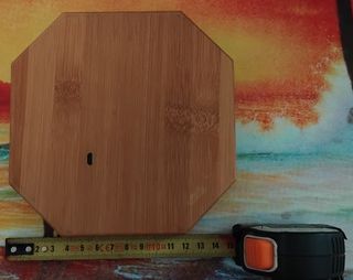 Lampada libro USB bambù buone condizioni