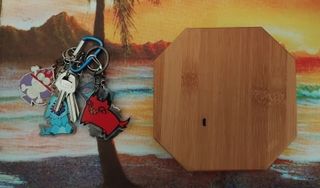 Lampada libro USB bambù buone condizioni