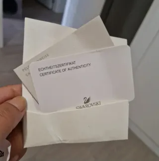 Pendientes Swarovski Swan Azul