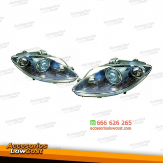 FAROS BIXENON CON LUZ DE CURVA PARA SEAT LEON 2,