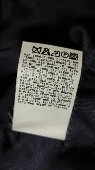 Blazer Vintage Benetton Anni '90 Blu Notte