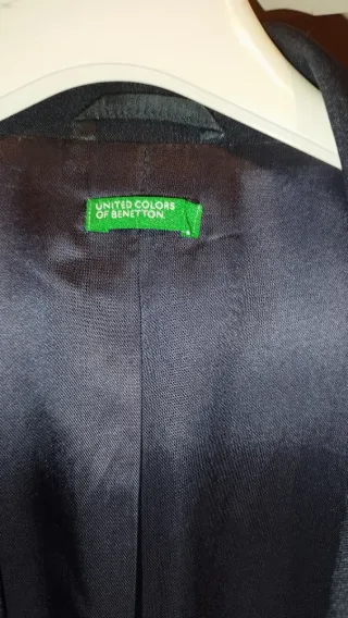 Blazer Vintage Benetton Anni '90 Blu Notte