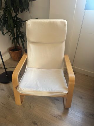 Sillón Holmby Natural Madera y Tela