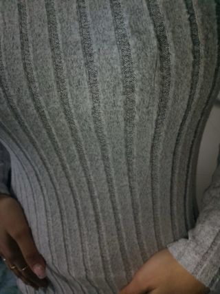 Vestido gris ajustado Shein