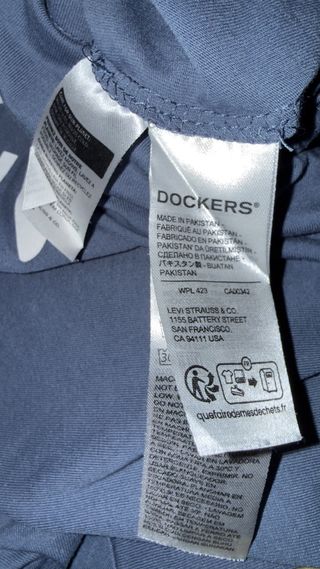 Camiseta Dockers Azul Est. 1986