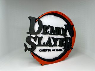 Logo 3D DEMON SLAYER | Decoración Colección