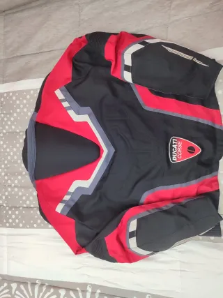 Chaqueta Moto A-Pro Ducati Negra Roja