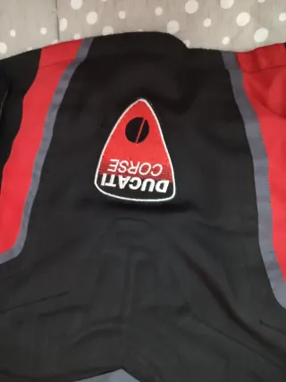 Chaqueta Moto A-Pro Ducati Negra Roja