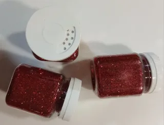 3 Botes Purpurina Roja Kiddicraft 115gr