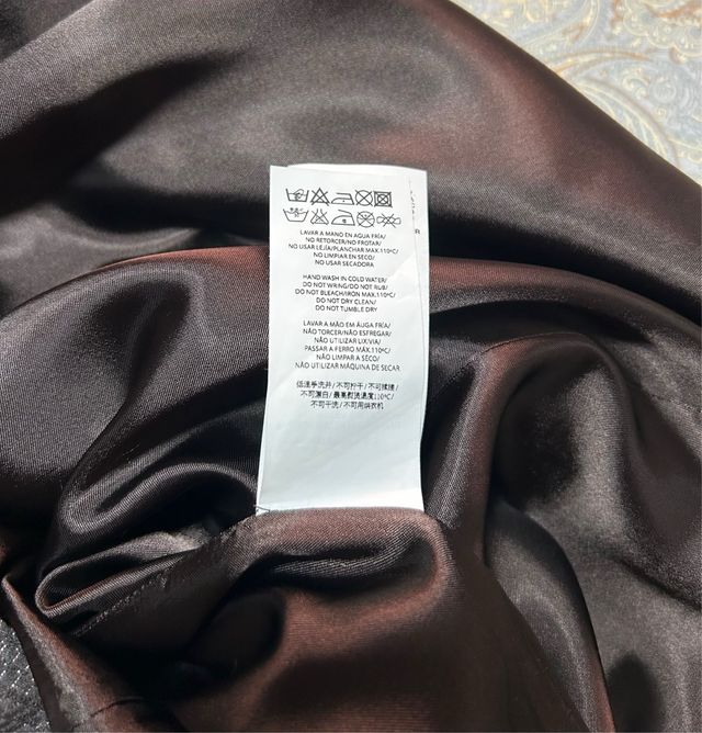 Vestido Adolfo Dominguez Talla 40 Plata