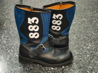 Stivali Police 883 neri e blu