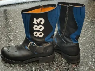 Stivali Police 883 neri e blu