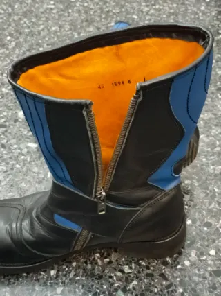 Stivali Police 883 neri e blu