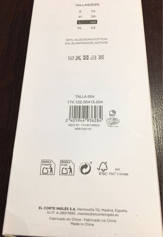 Pack 5 bragas bikini estampadas Unit L/40 Nuevas