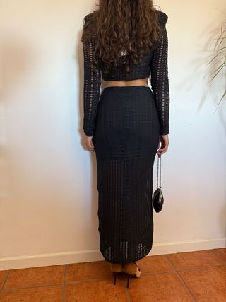 Conjunto Lança Perfume Preto e Multicolor