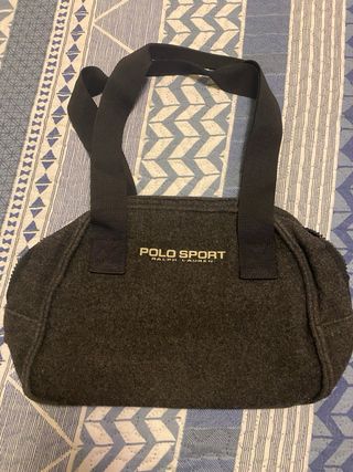 Bolso Polo Sport Ralph Lauren Gris Oscuro