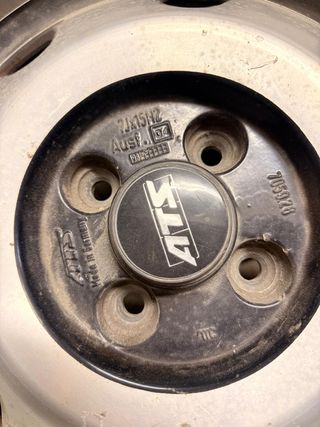 4 Llantas de aluminio ALULINE Y ATS 7x15ET28