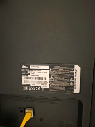 Televisión LG 65 Negra