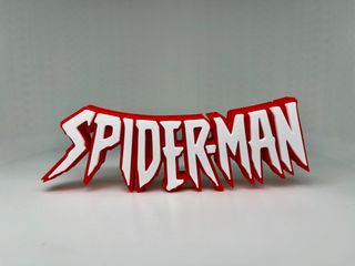 Logo 3D SPIDERMAN | Decoración Colección