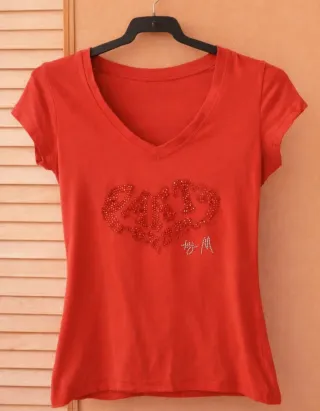 Camiseta Corazón Rojo San Valentín