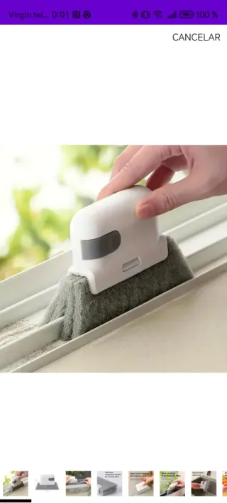 Para limpiar los raíles de las ventanas